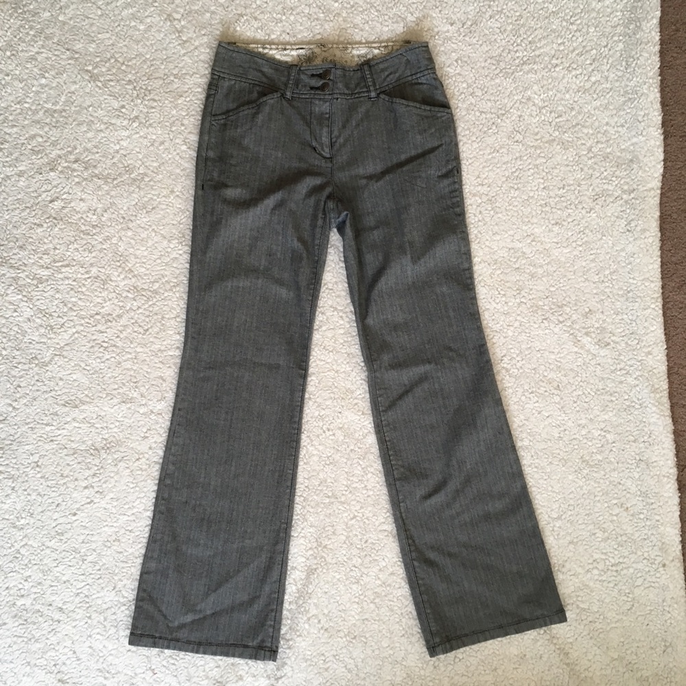 Style & Co. gray work trousers